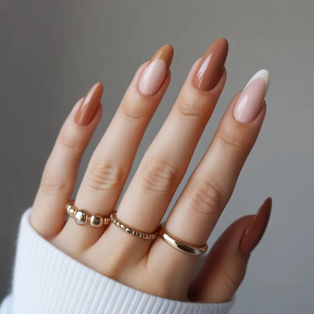 Almond Butter Neutral Set Nails