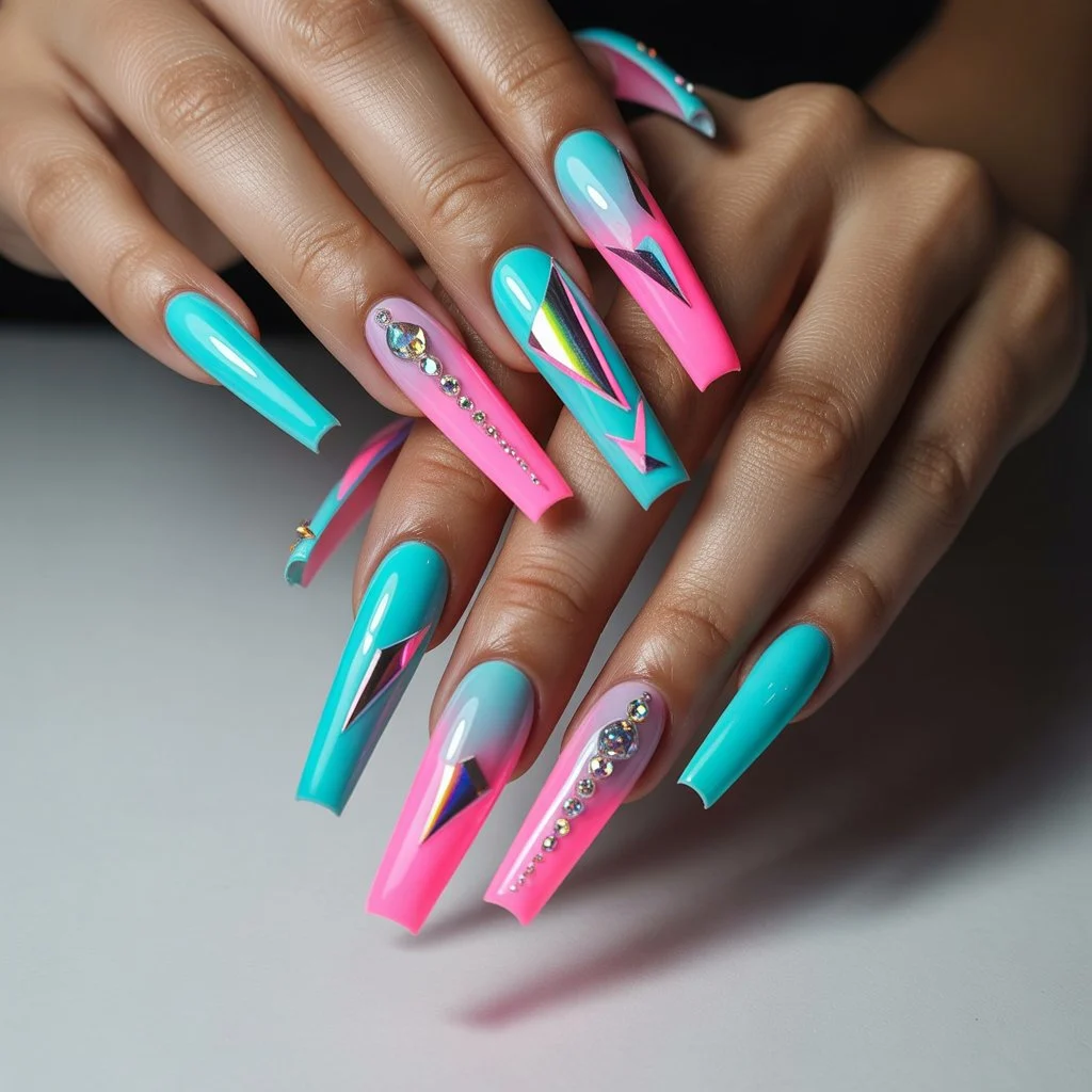 Aqua Shock Nails