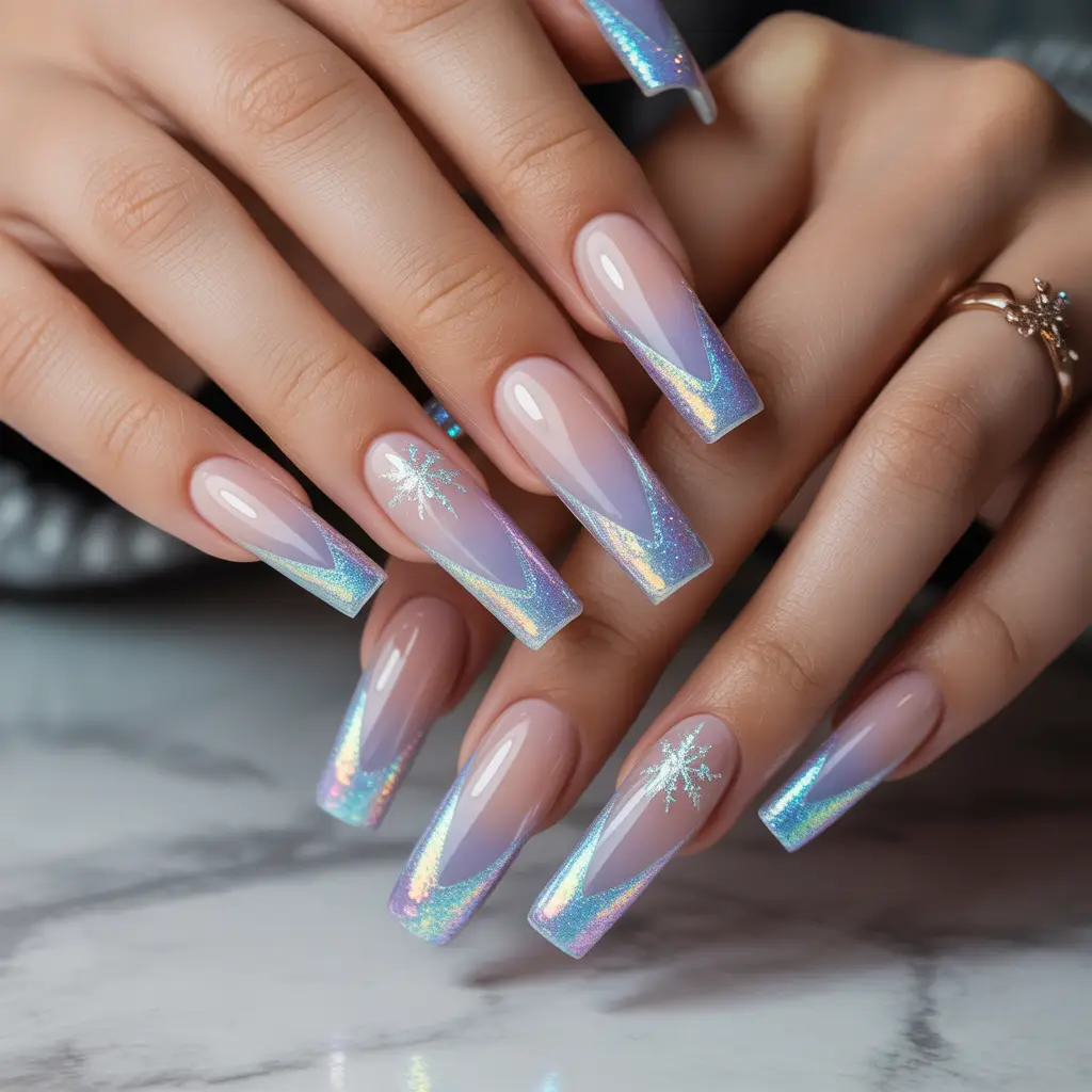 Aurora Beam Tips Nail