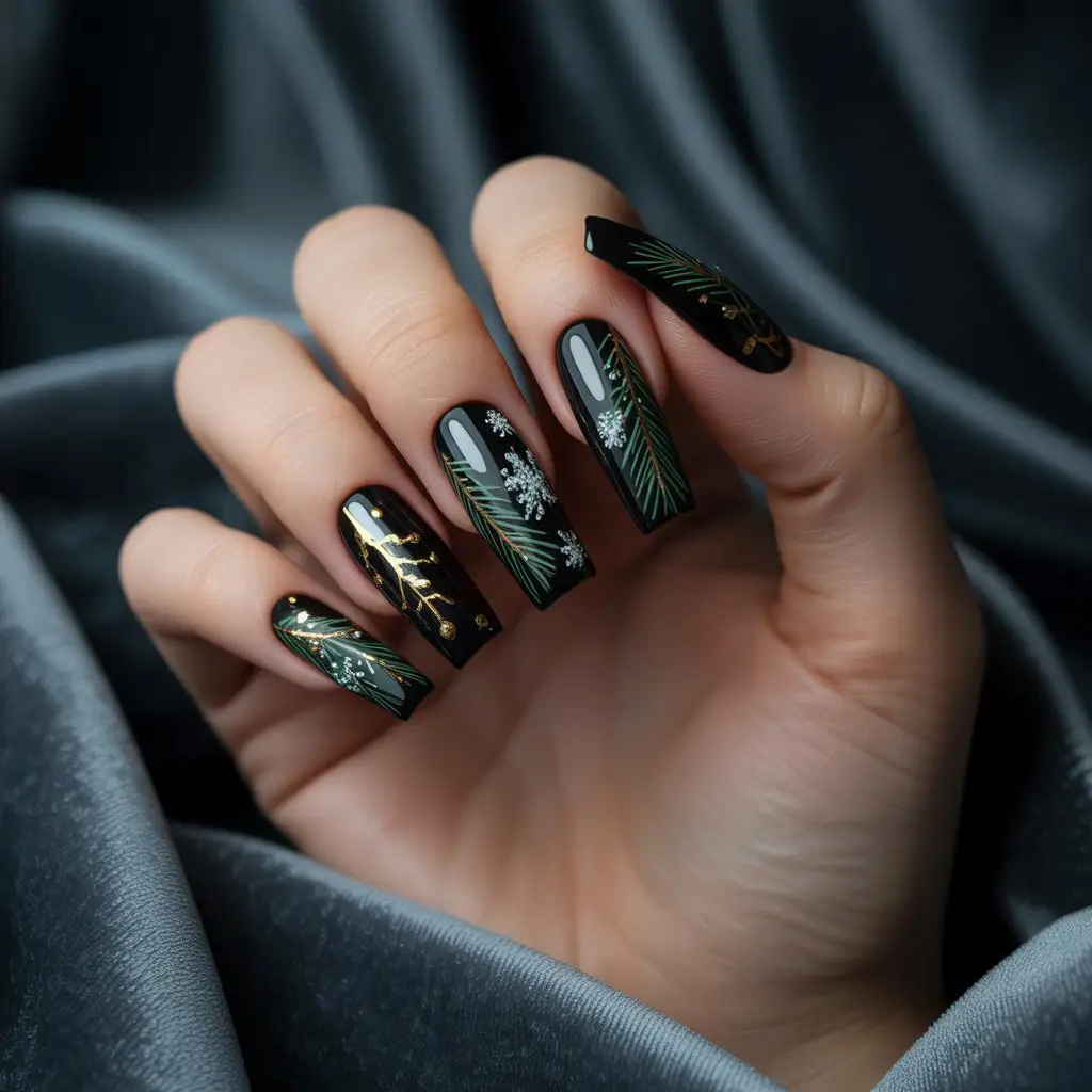 Black Forest Pine Nails