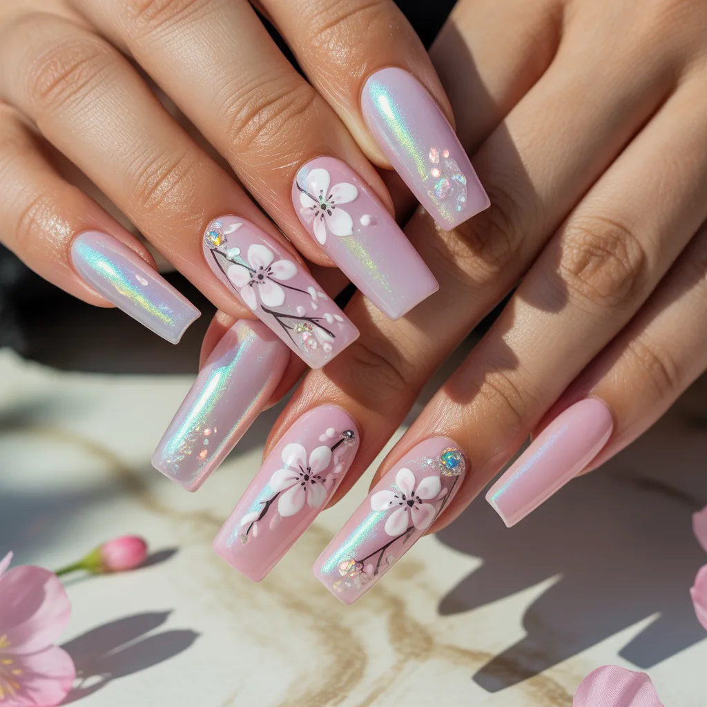 Bubblegum Gloss nails