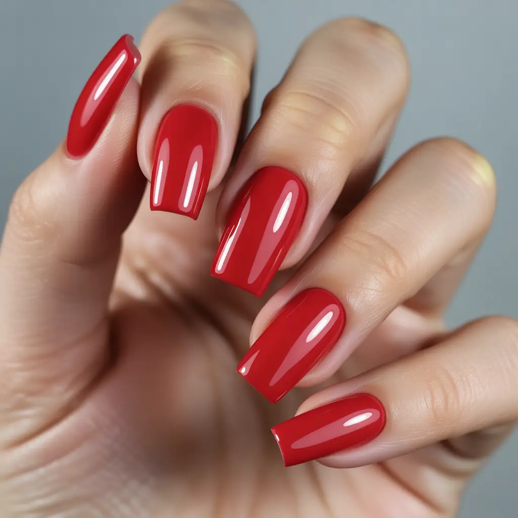 Candy Apple Gloss Red Nails