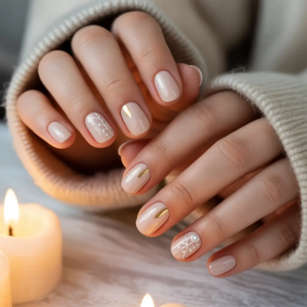 Cozy Oat Milk Nails