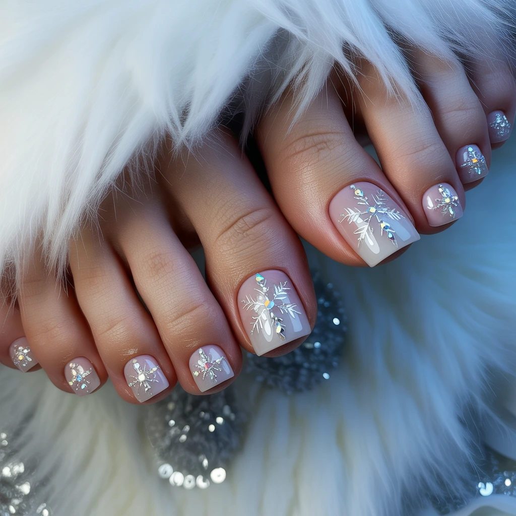 Crystal Snowflake Nail