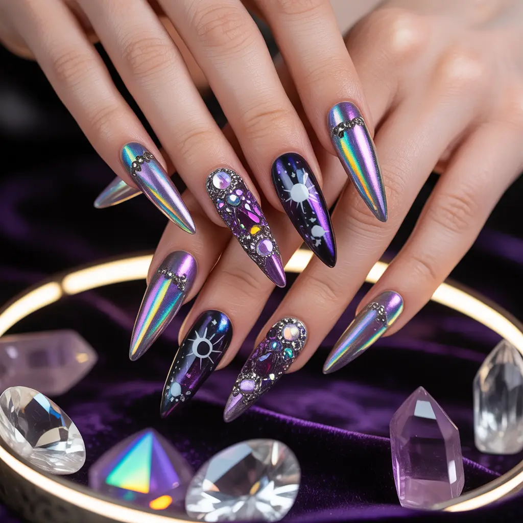 Crystal Witch Energy Nails