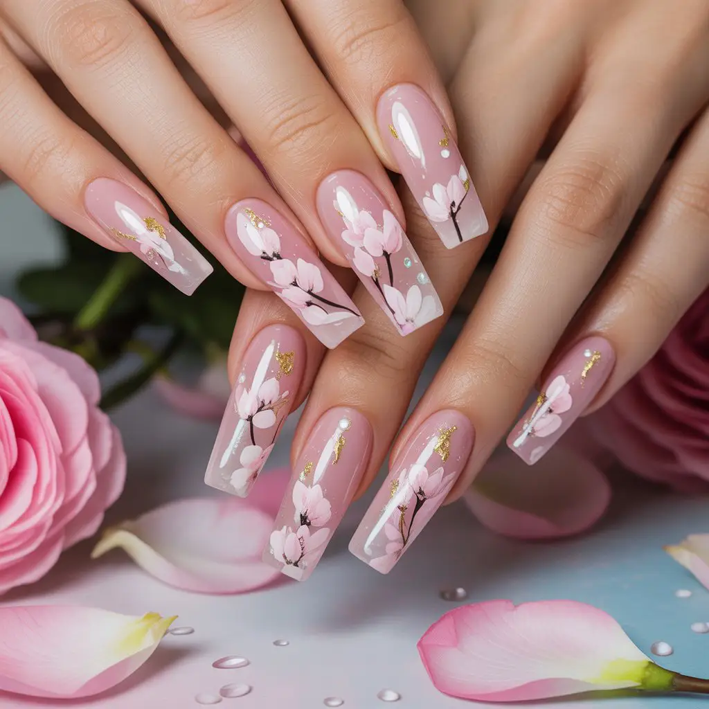 Dewy Rosewater Nails