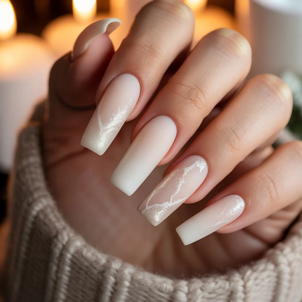 Frosted Cashmere Nails