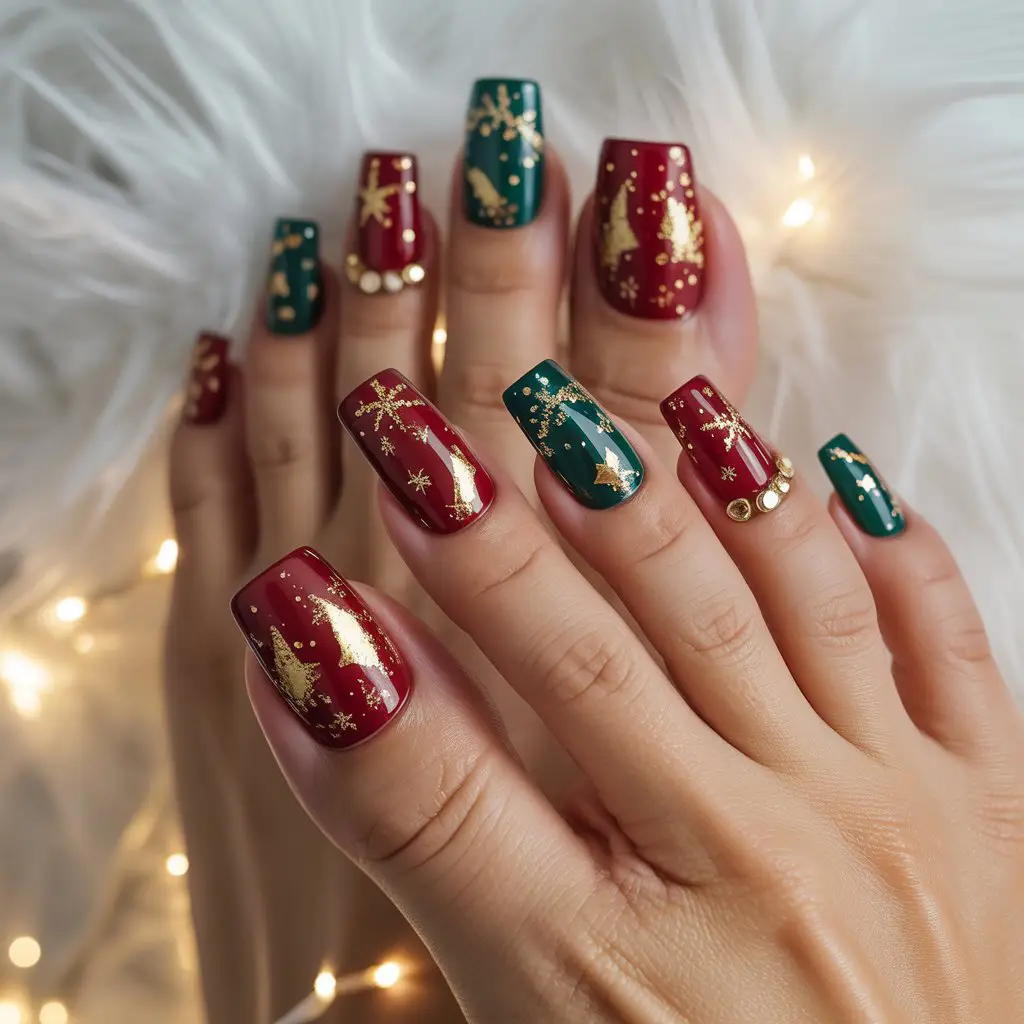 Gold Twinkle Toes Nail