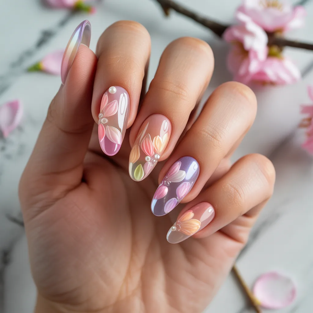 Jelly Petal Nails