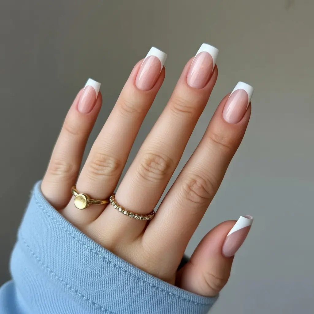 Micro French Tips Nails