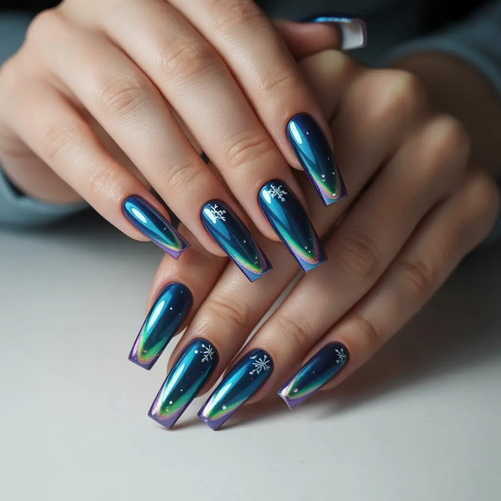 Northern Lights Edge Tips Nail