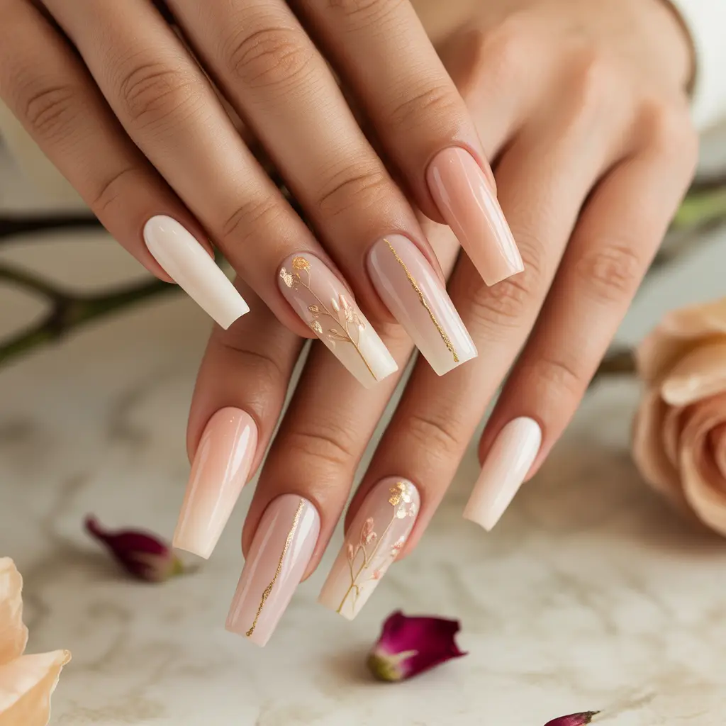 Nude & Neutral Spring Nails