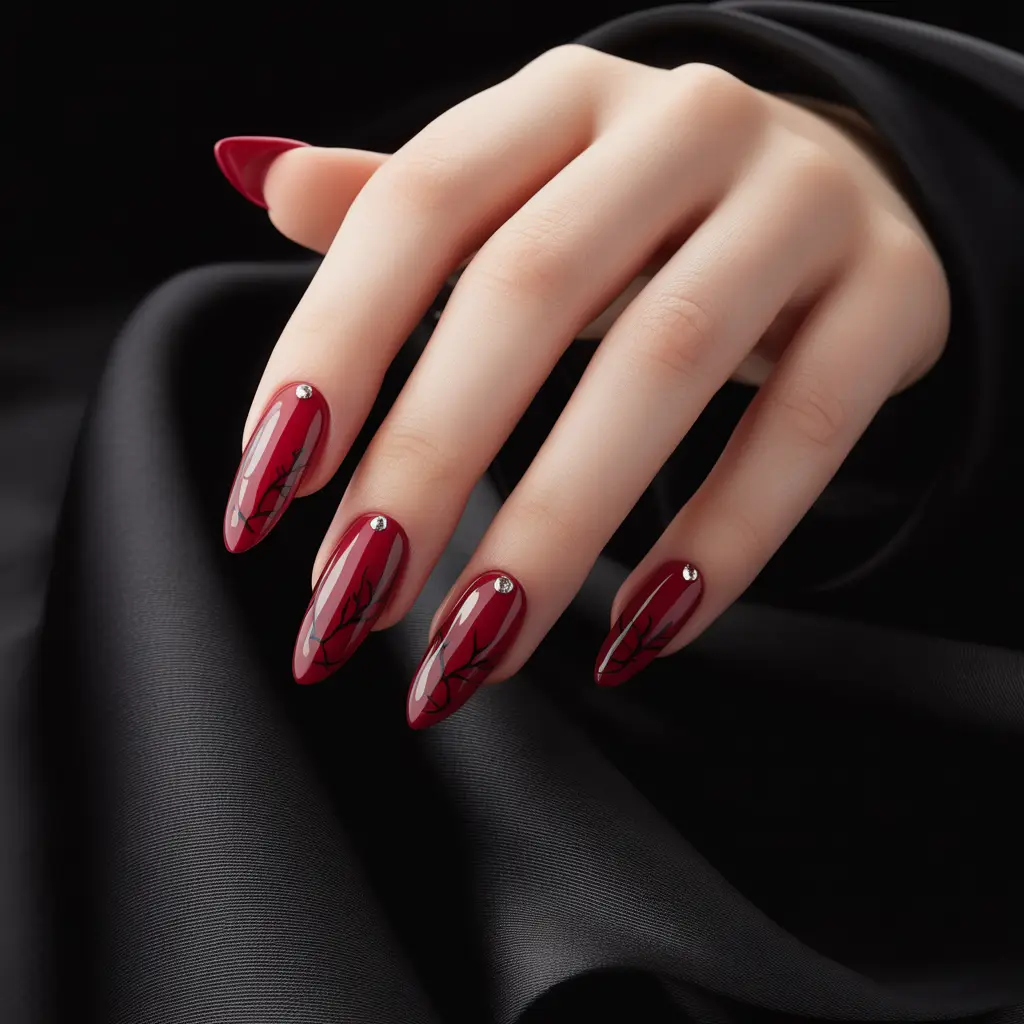 Poison Apple Red Nails