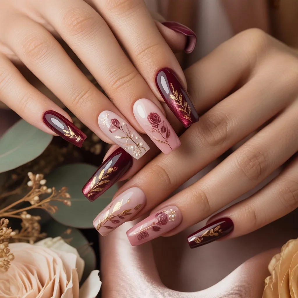 Rosewood Romance Nails