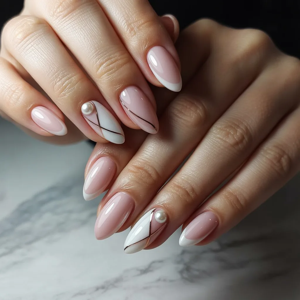 Soft Sculpted Almond Acrylics Nails