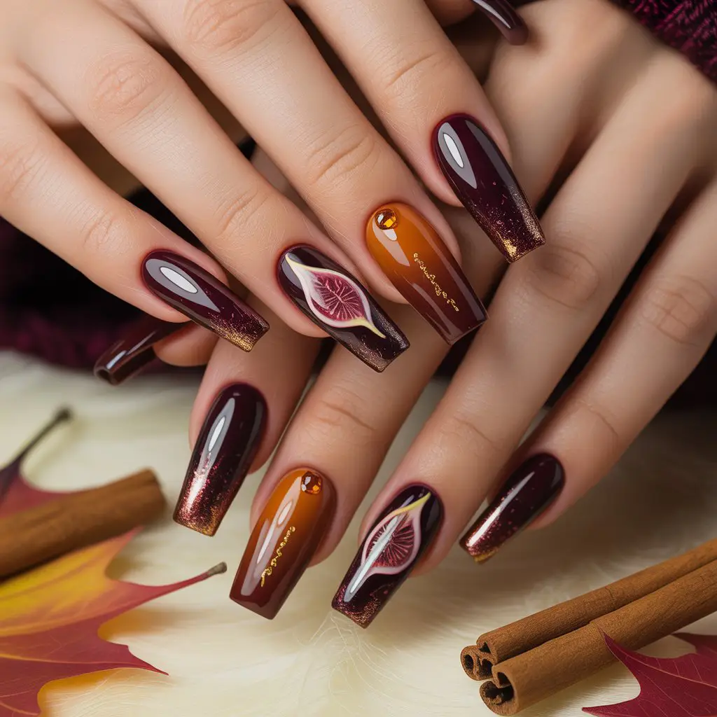 Spiced Fig Sheen Nails