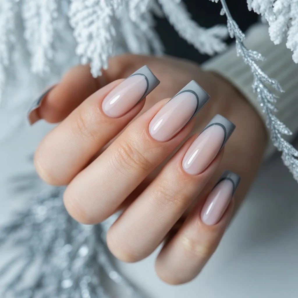 Stone-Grey French Outline