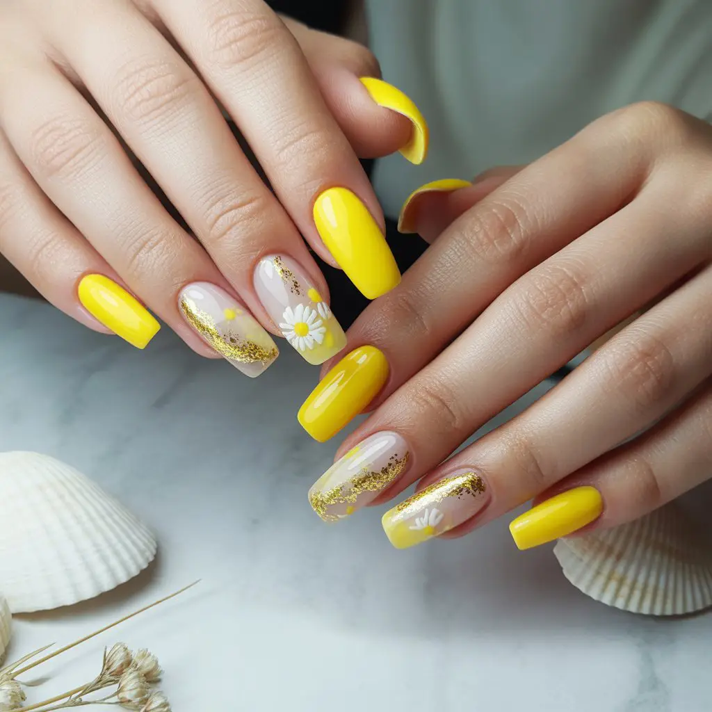 Sunbeam Yellow Nails