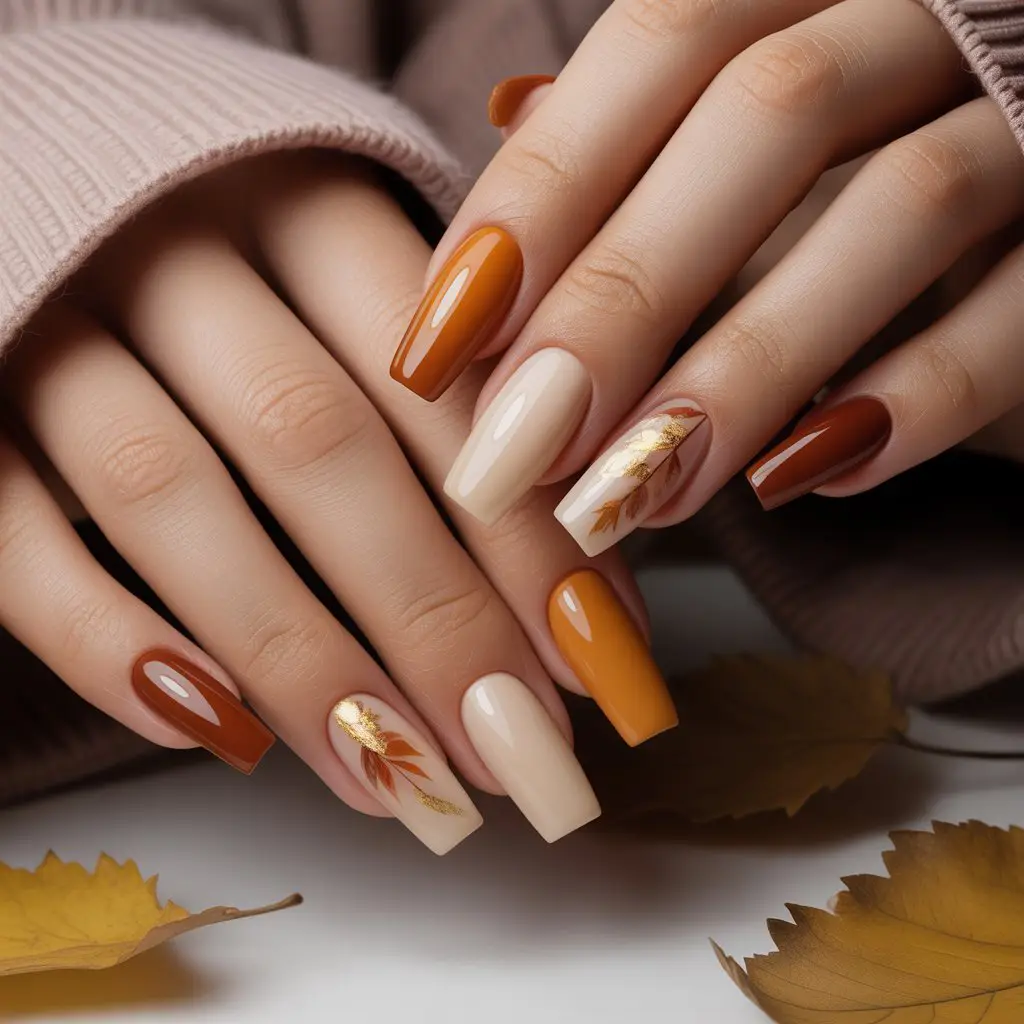 Toasted Almond Glow Nails