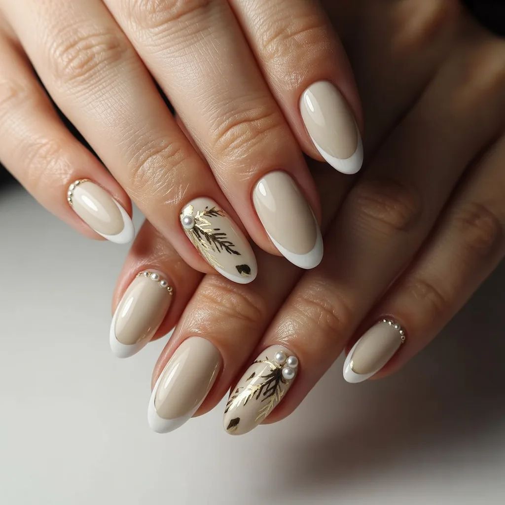 Vanilla Cream Shine Nails