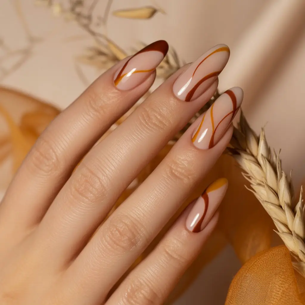 Wheatfield Nude Lines Nail