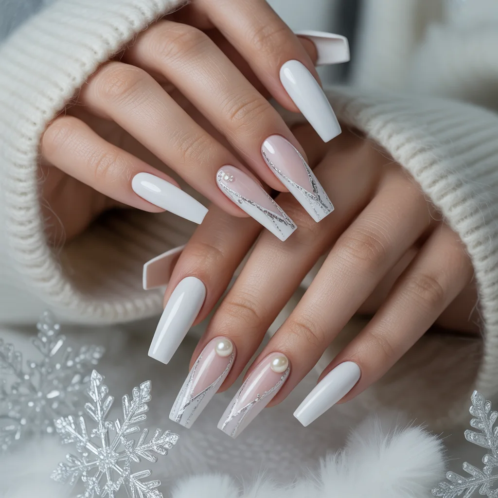 White Cashmere Matte Nails