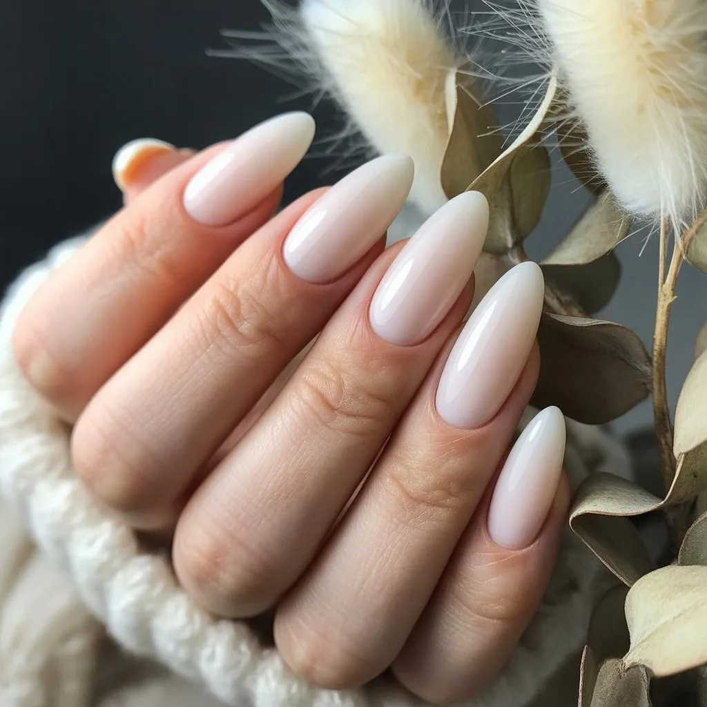 Almond Milk Matte Nails