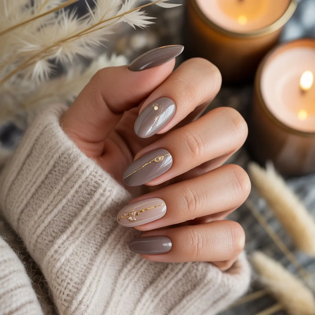 Cashmere Taupe Nails