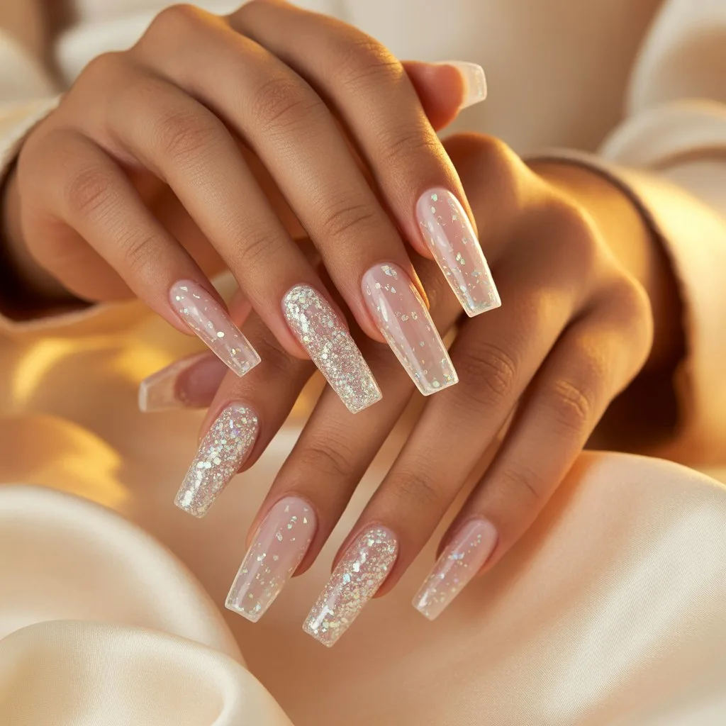 Diamond Dust Sheer Nails