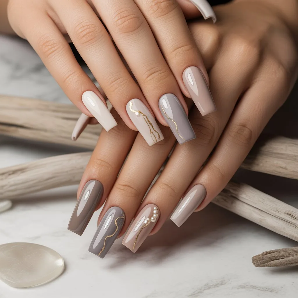 Driftwood Taupe Nails