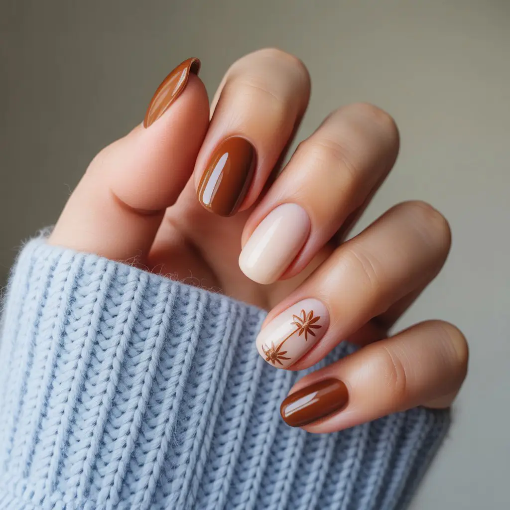 Hazelnut Cozy Nails