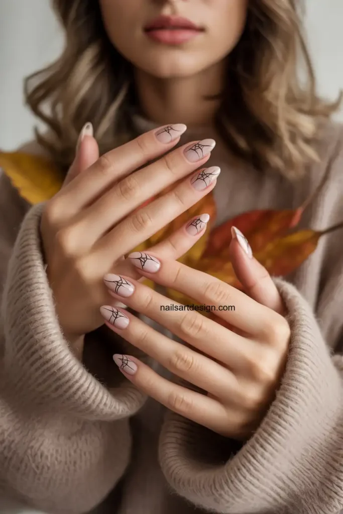 Minimal Spider Web Nails