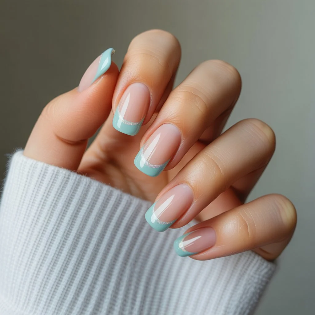 Opal Shimmer Mini Tips Nail