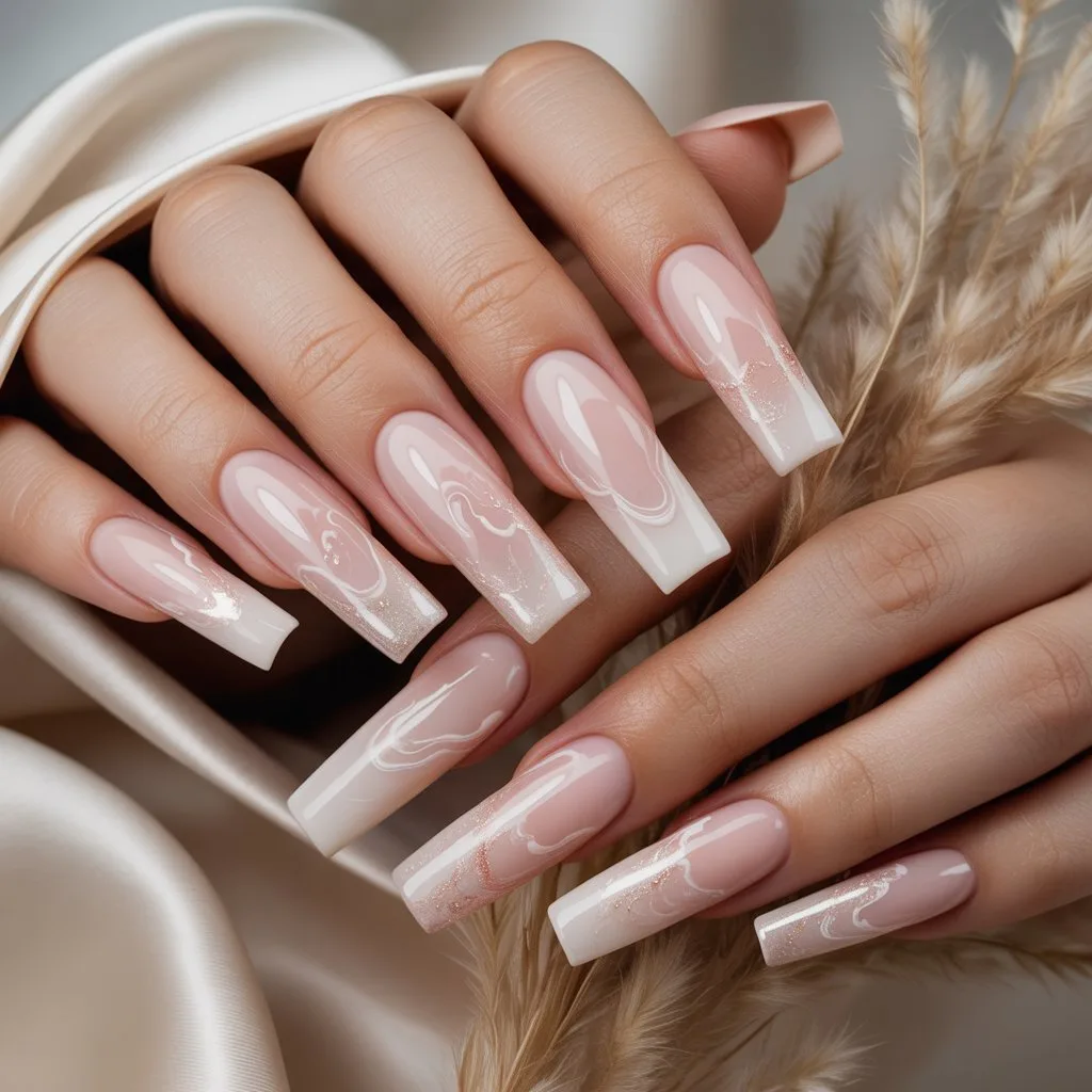 Rosewater Cloud Nails