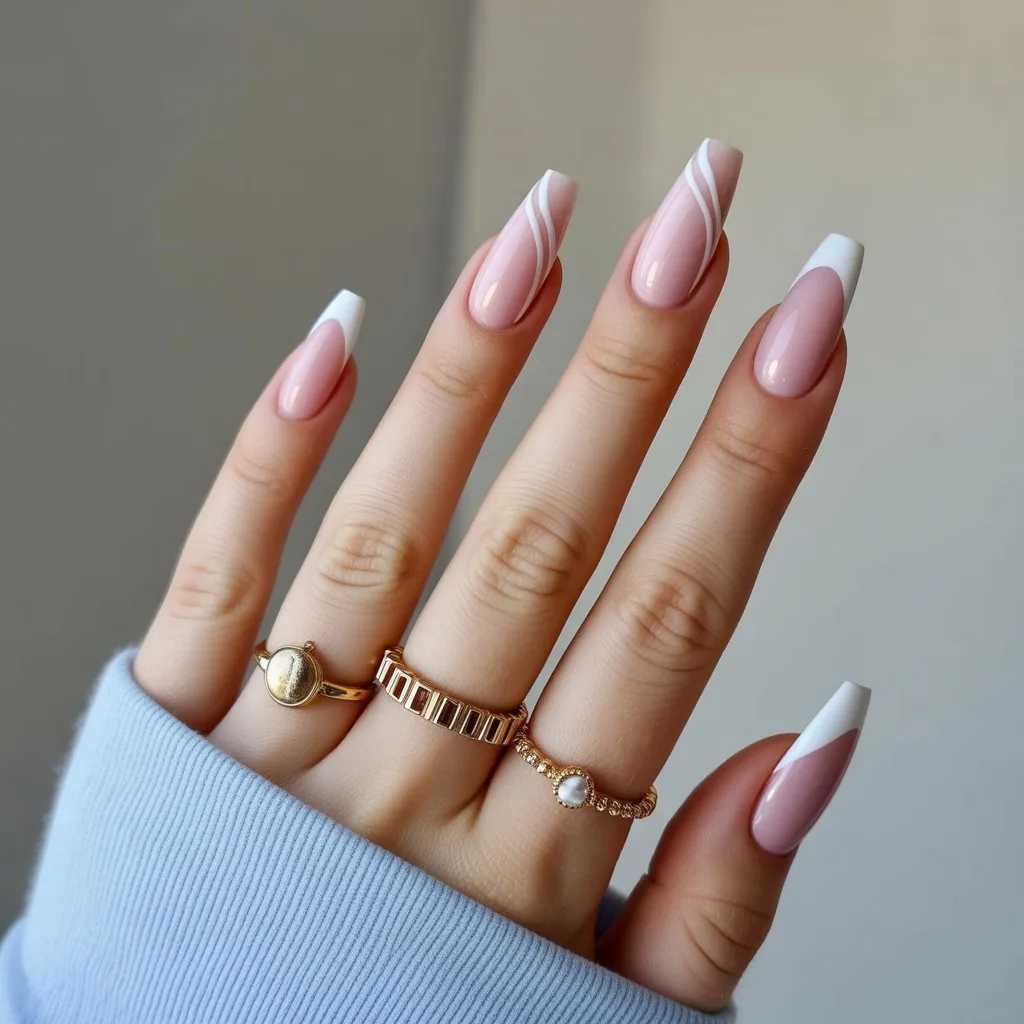 Soft Mauve Neutral Nails