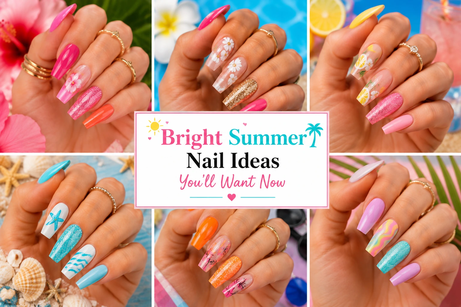 Bright Summer Nail Ideas
