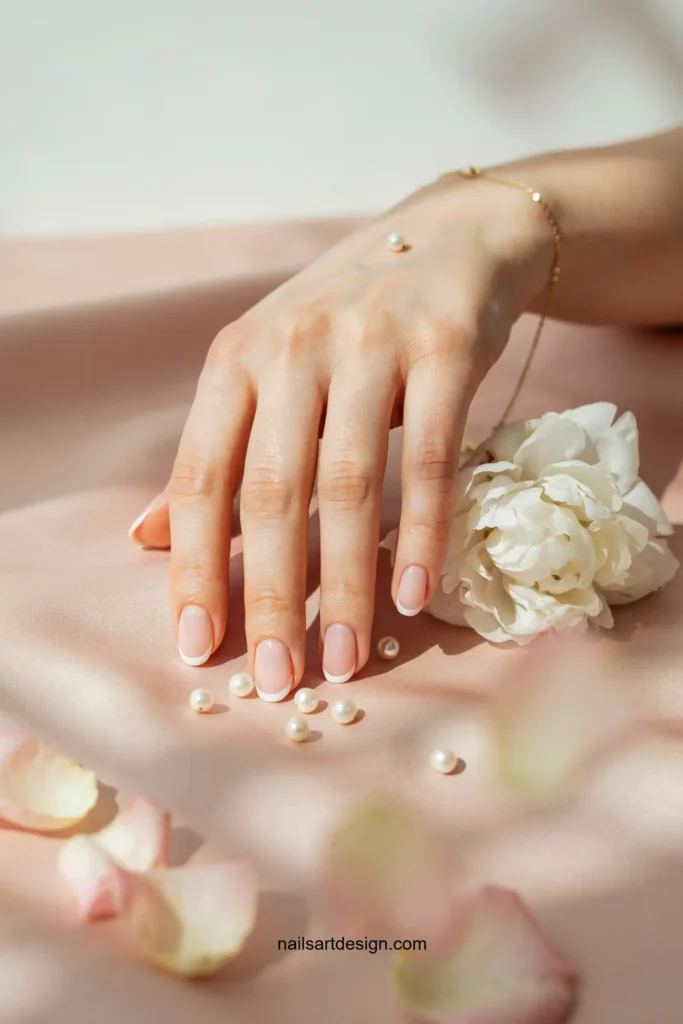 Baby Pink French Manicure