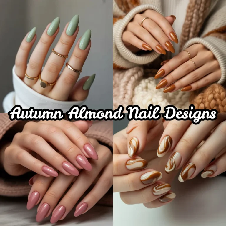 Autumn Almond Nail