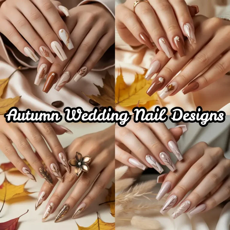 Autumn Wedding Nail Designs