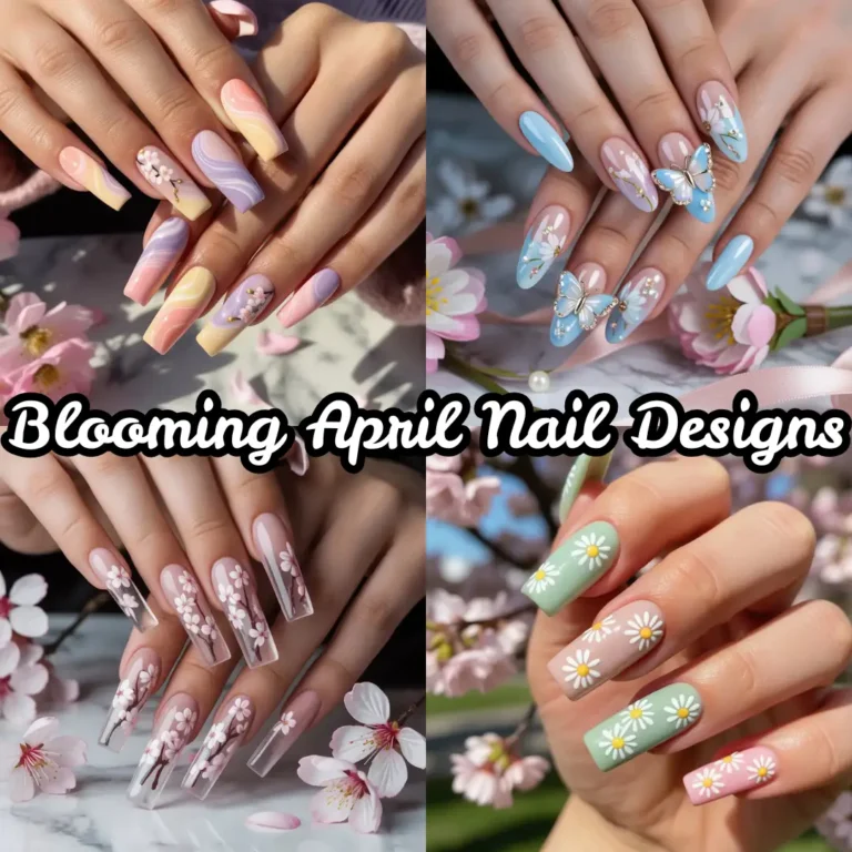 Blooming April Nail Designs