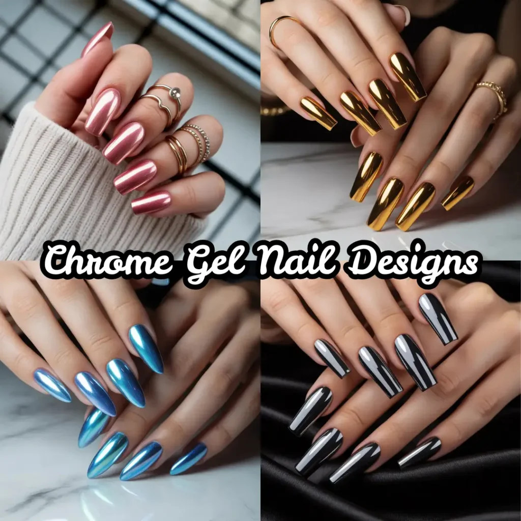 Chrome Gel Nail Designs