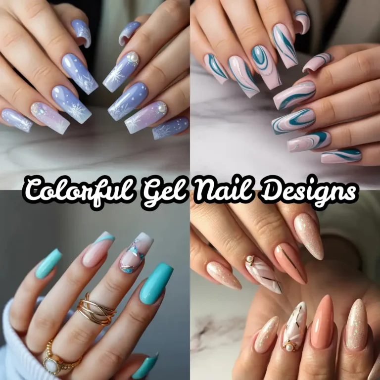 Colorful Gel Nail Designs