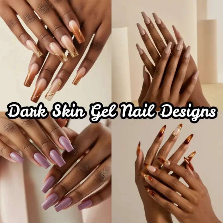 Dark Skin Gel Nail