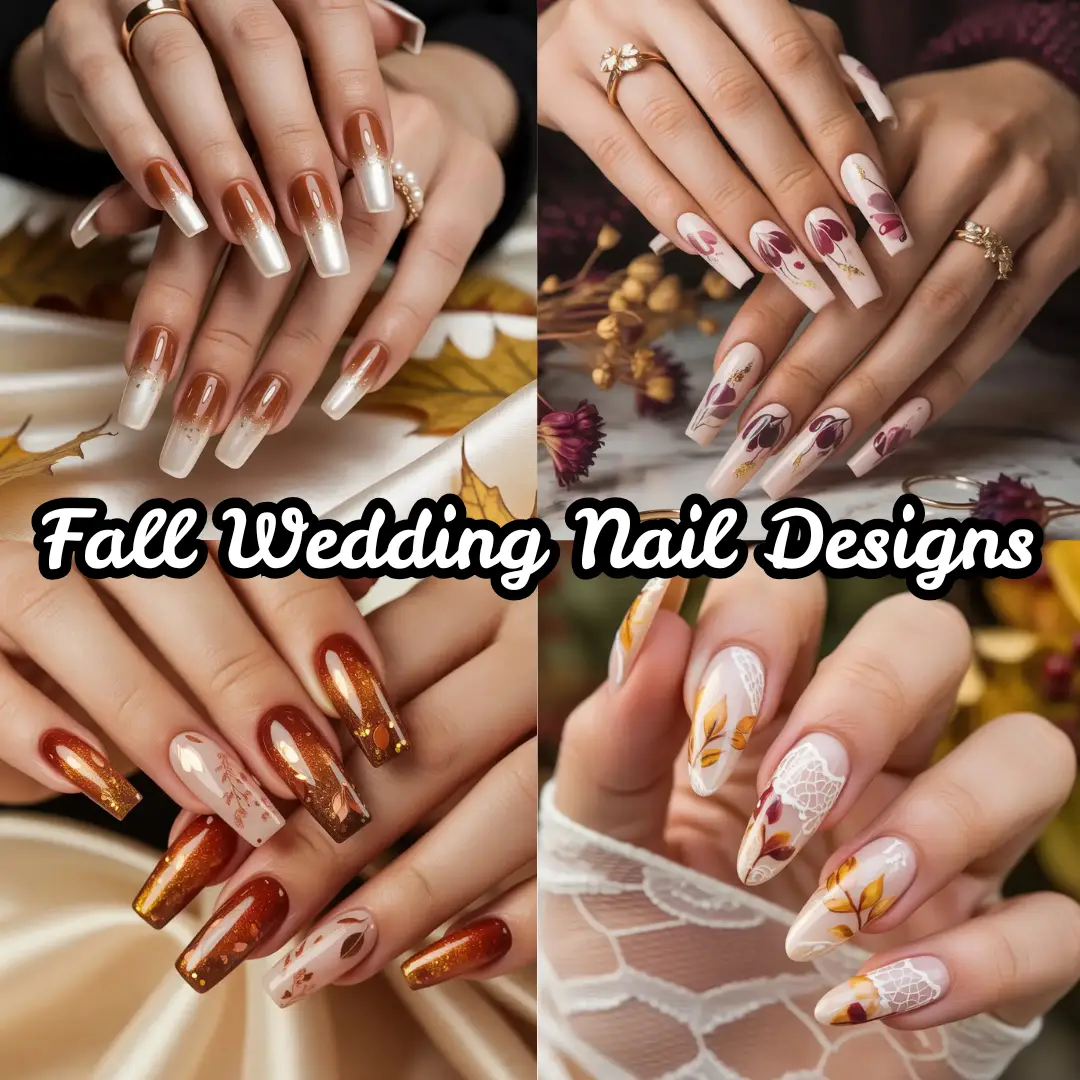 Fall Wedding Nail Designs