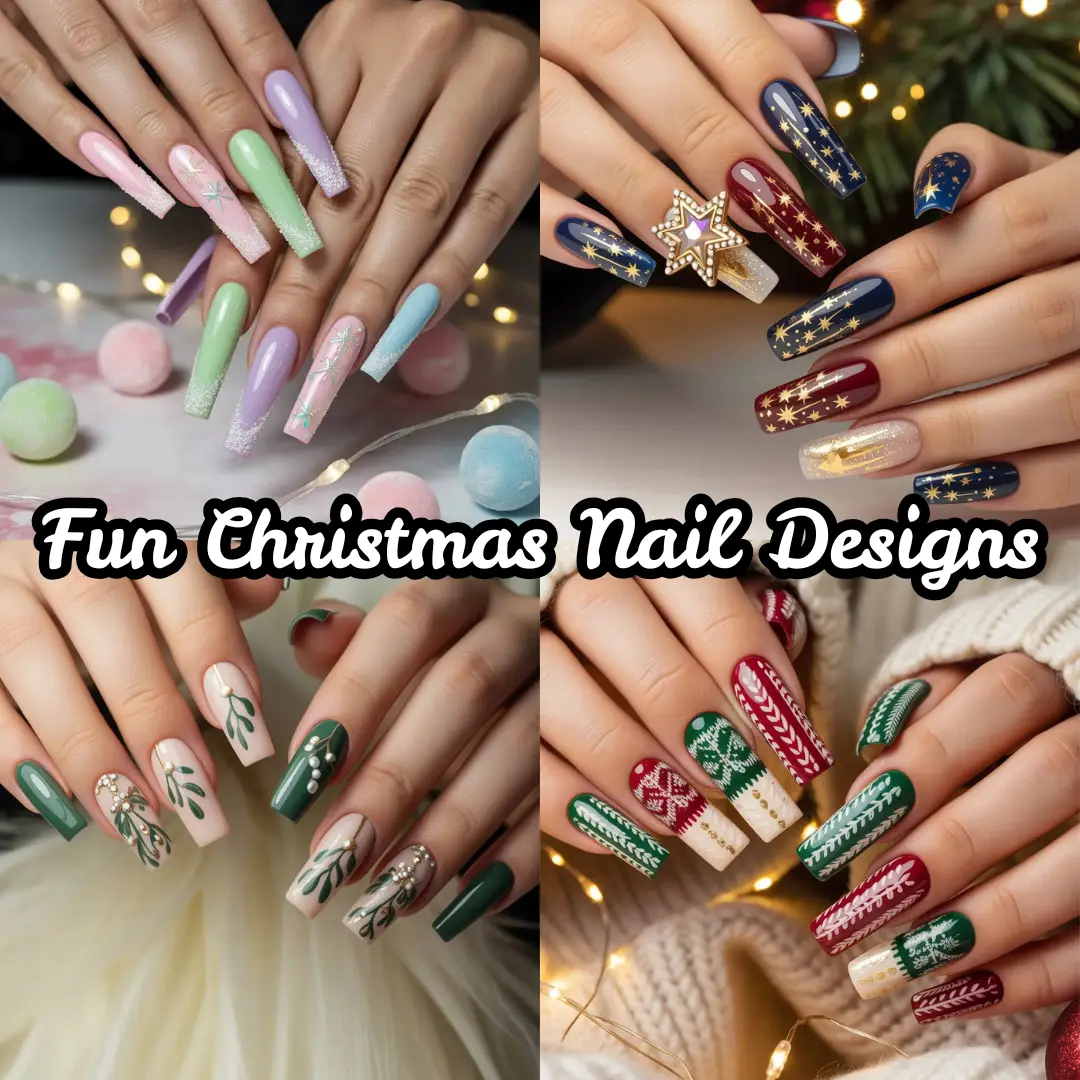 Fun Christmas Nail Designs