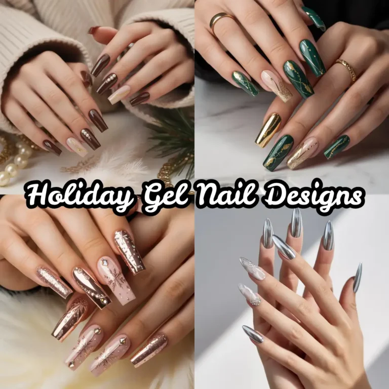 Holiday Gel Nail Designs