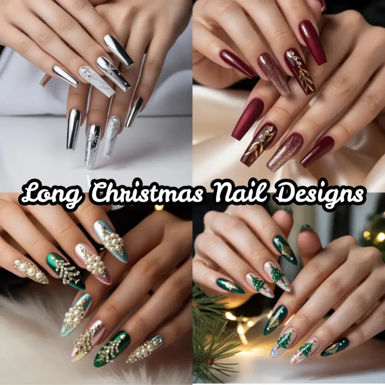 Long Christmas Nail Designs
