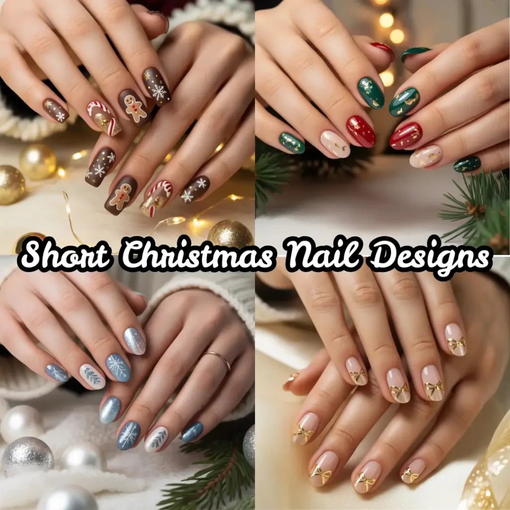Short Christmas Nail Designs