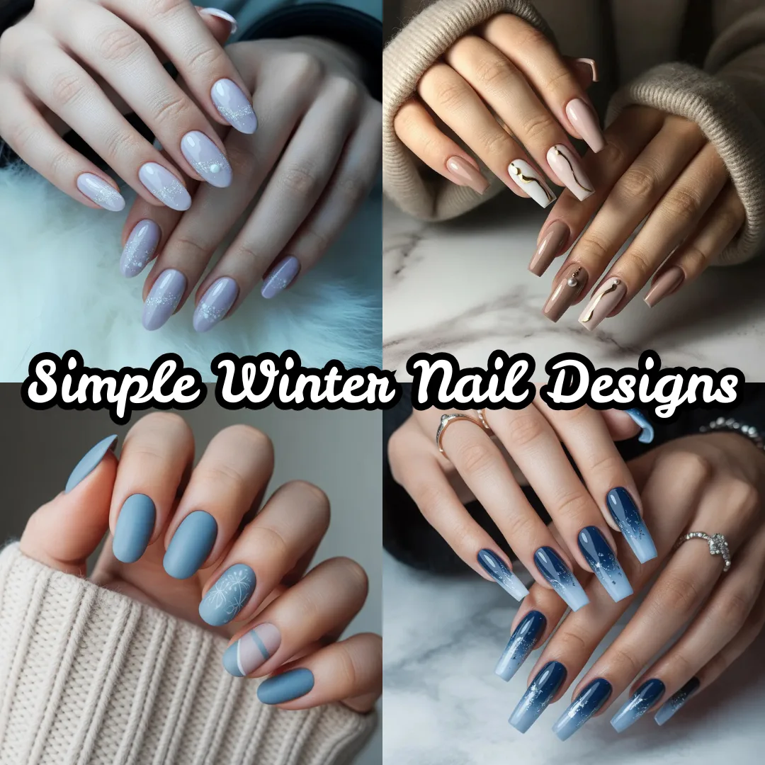 Simple Winter Nails