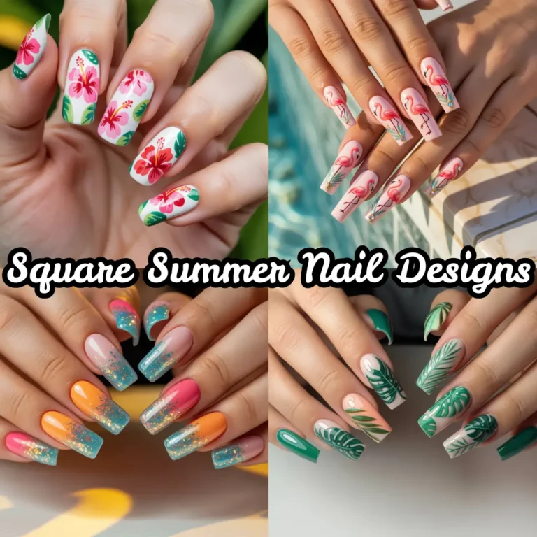 Square Summer Nail